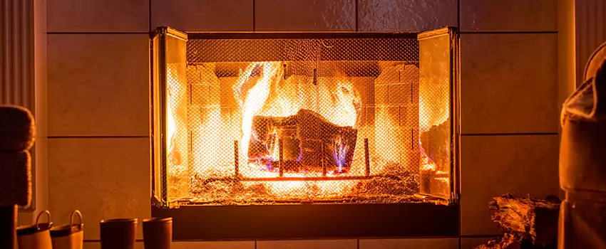 Mendota Hearth Landscape Fireplace Installation in Kannapolis, North Carolina