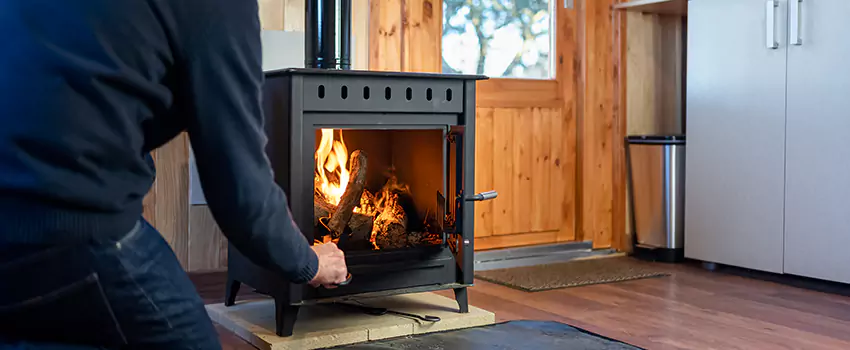 Open Hearth Wood Fireplace Installation in Kannapolis, NC