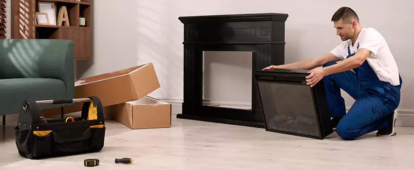 Old Rusted Metal Fireplace Repair And Replacement in Kannapolis, NC